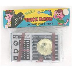 VINTAGE TIN MAGIC RADIO TOY * RAT 1960S #2270741