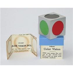 VINTAGE ADAMS COLOR VISION TRICK MAGIC CUBE TOY#2270743