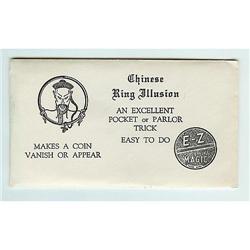 VINTAGE CHINESE RING ILLUSION MAGIC COIN TOY #2270744