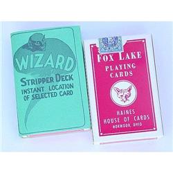 VINTAGE HAINES WIZARD MAGIC CARD DECK 1950S #2270745