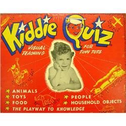 VINTAGE KIDDIE ELECTRICAL BOARD QUIZ GAME  #2270755