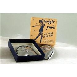 2 VINTAGE CAPEZIO SHOE TAPS original STORE BOX #2270762
