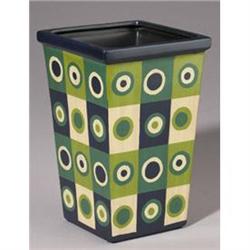 RETRO PORCELAIN CHECKERBOARD VASE #2270767