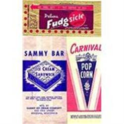 15 DIFFERENT VINTAGE ICE CREAM BAGS #2270832