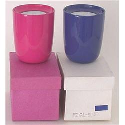 2 VINTAGE JAPANESE LACQUERWARE WOODEN CANDLE #2270844