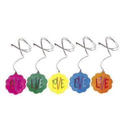 3 VINTAGE PEACE LOVE NECKLACE TOYS 1960S #2270852