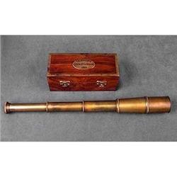 NEW TELESCOPE WITH WOODEN CASE  #2270856