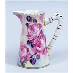 PORCELAIN FLORAL PITCHER / NEW #2270868