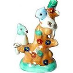 VINTAGE OCCUPIED JAPAN BIRDS ON TREE FIGURINE #2270873