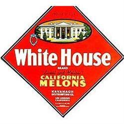 VINTAGE WHITE HOUSE MELONS DIAMOND SIGN #2270901