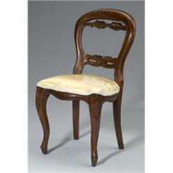 DOLL HOUSE DUTCH SIDE BROCADE CHAIR / NEW #2270907