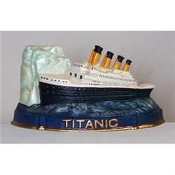 CAST IRON TITANTIC DOOR STOP / DOORSTOP #2270924