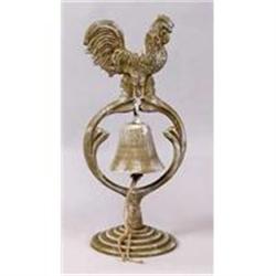 CAST IRON ROOSTER DINNER BELL / NEW #2270927