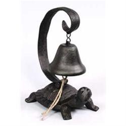 CAST IRON TURTLE BLACK DINNER BELL / NEW #2270928