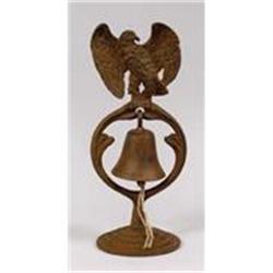 CAST IRON EAGLE DINNER BELL / NEW #2270930