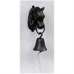 CAST IRON HANGING HORSE DINNER BELL / NEW #2270932