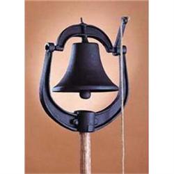 CAST  IRON BLACK DINNER BELL / NEW #2270935