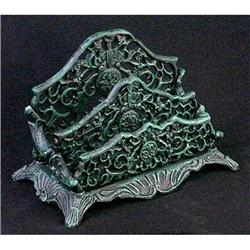 CAST  IRON LETTER RACK / NEW #2270937