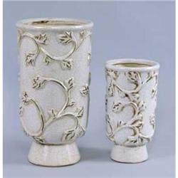 2 PORCELAIN PLANT PLANTERS / NEW EARTHENWARE  #2270950