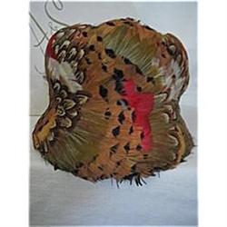 Ladies Multi Colored Feather Hat #2271224