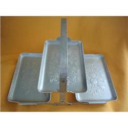 Aluminum Fruits and Flowers 3 Tier Folding Tray#2271248