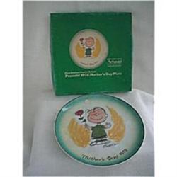 Peanuts Mothers Day Plate First Edition 1972 #2271269