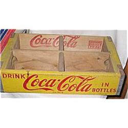 Coca Cola Wooden 6 Pack Case 1961 #2271278