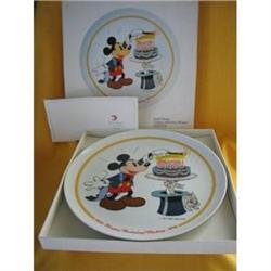 Walt Disney 1978 Happy Birthday Mickey Plate by#2271288