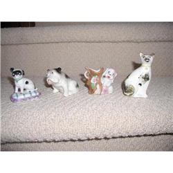 Group of Ceramic Dogs and Cat #2271307