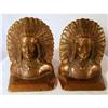 Image 1 : Bookends c1920 Solid Copper Amer. Indians #2271325