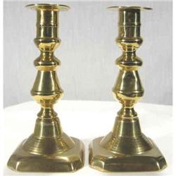 Brass Candlesticks Victorian English c1875 #2271351