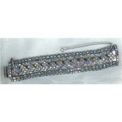 Bracelet Blue Aurora borealis rhinestones #2271359