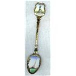 Russian Enamel gold plated spoon.c1890 #2271382