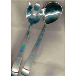 Salad servers. Pair  Circa 1940 3 Crowns. #2271418