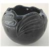 Image 1 : Van Briggle black round vase c1985 #2271424