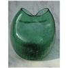 Image 1 : Double Neck Pinched Crackle Glass Vase #2271456