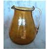 Image 1 : Crackle Glass Pitcher with original Pilgrim #2271482