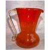 Image 1 : Crackle Glass Medium Sized Pitcher #2271490