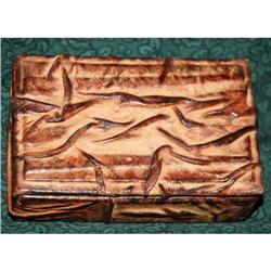Wrinkled Leather Trinket or Cigarrette Box  #2271530
