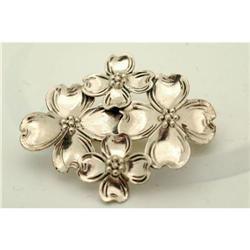 Sterling Silver Dogwood Blossom  Brooch by Beau#2271547