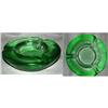 Image 1 : IVV Italian Heavy  Thick Green Glass Ashtry  #2271610