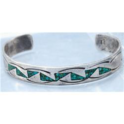 Sterling Silver & Turquoise Bracelet  #2271617