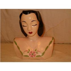 head vase elegant lady-California pottery #2284450