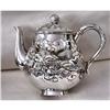 Image 1 : ORIG 19 CEN STERLING SILVER DRAGON TEA SET #2284783