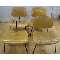 Three Charles Eames Wood & Metal Chairs #2284805