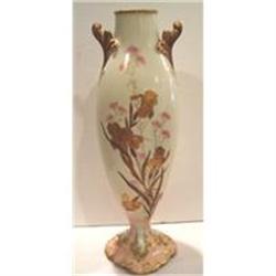 Hand Painted Limoges Iris Vase #2284857