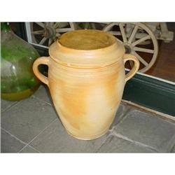 Old French Salting Tub with its lid, Cir.1850. #2284953