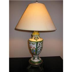 Capodimonte Table Lamp on Bronze signed! #2284960