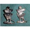 Image 1 : 2 vintage Mickey Mouse Pin Brooches #2285025