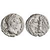 ROMAN: Septimius Severus (193-211), silver denarius (3.55g), Rome mint, 198 CE. Bust right / Victory